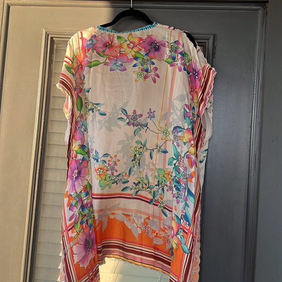 Johnny Was, size medium, cold shoulder tunic/blouse. - Picture 2 of 4